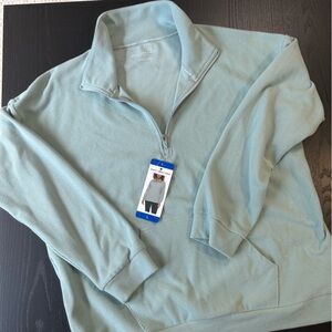 Marc New York Women’s  Jade Zip-Up Ribbed Pullover